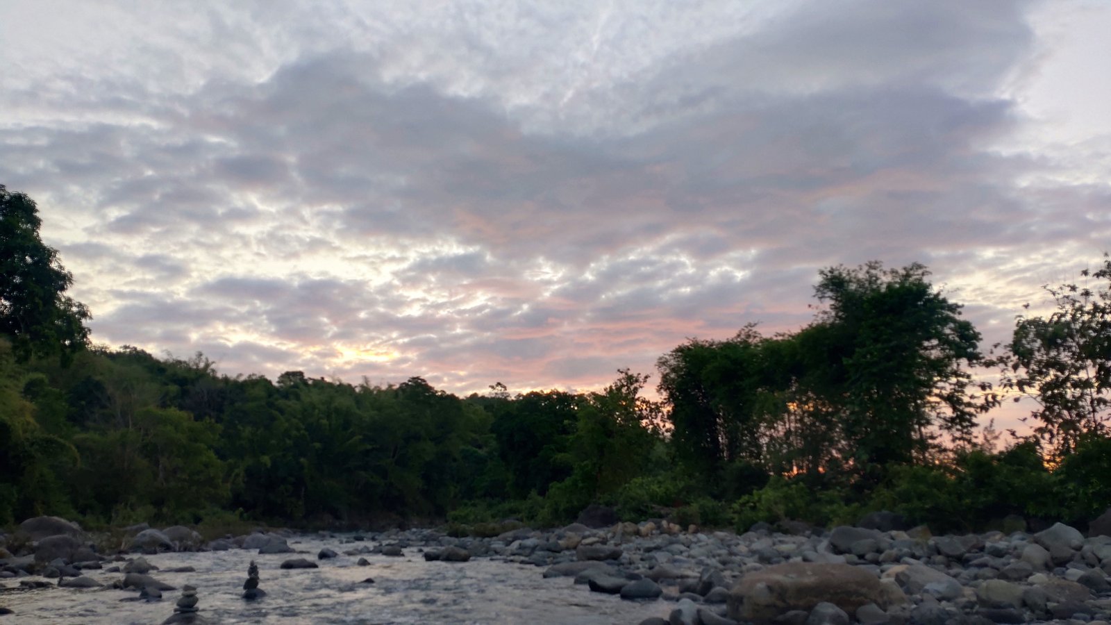 Sunset di Sungai Dusun Damma